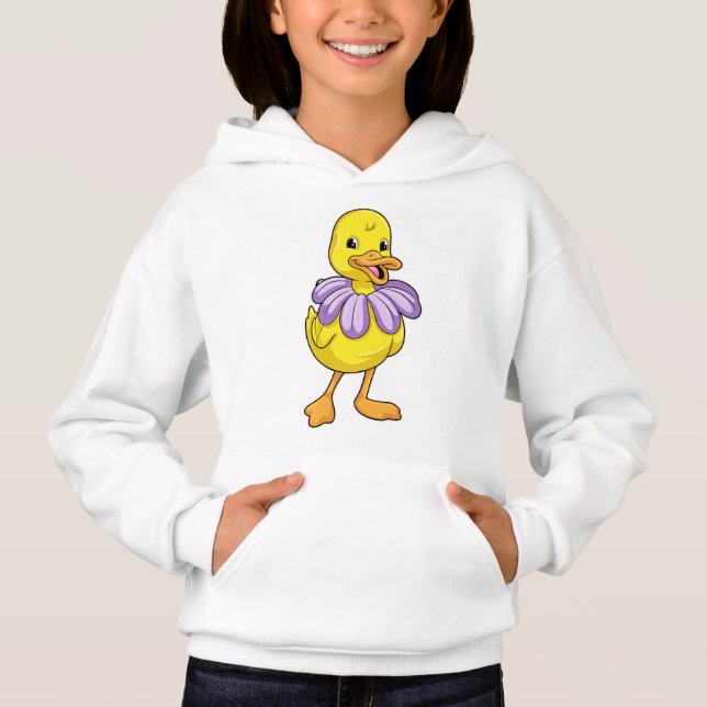 Duck mit Daisy Hoodie (Vorderseite)
