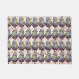 Duck named Rainbow Fußmatte