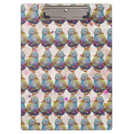 Duck named Rainbow Klemmbrett