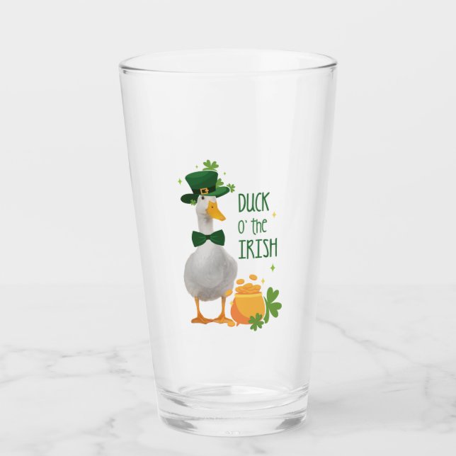 Duck o' the Irish St Patricks Day Glas (Vorderseite)