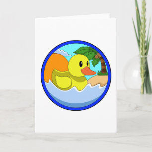 Duck on Beach mit Palmen.PNG Karte