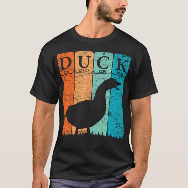Duck Periodic Table Elements Enck Bauer T-Shirt (Vorderseite)