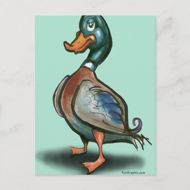 Duck Postkarte (Vorderseite)