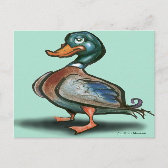 Duck Postkarte (Vorderseite)
