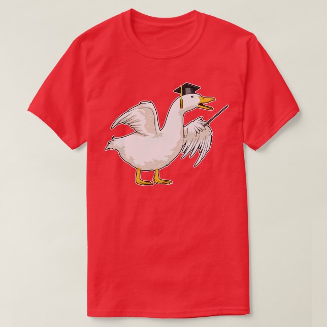 Duck Professor Cylinder T-Shirt (Design vorne)