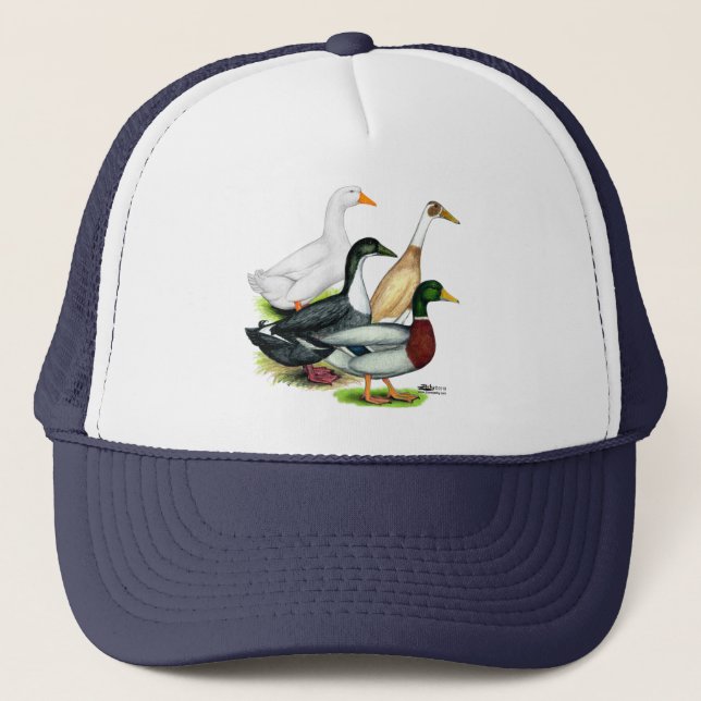 Duck Quartet Truckerkappe (Vorderseite)