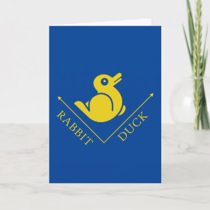 Duck Rabbit Illusion Karte