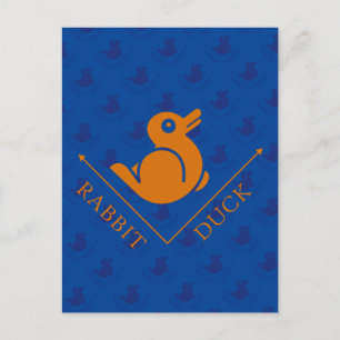 Duck Rabbit Illusion Postkarte