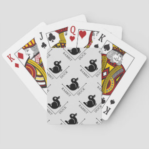Duck Rabbit Illusion Spielkarten
