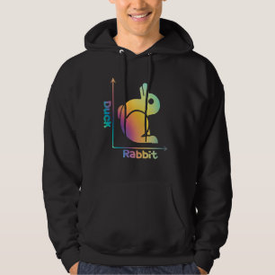 Duck Rabbit Optical Illusion Science Nerd Math Gee Hoodie