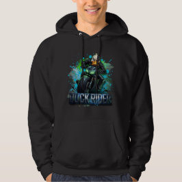 Duck Rider 3D Cyber Duck Motorrad T-Shirt Hoodie