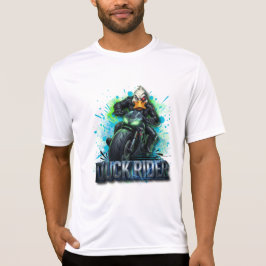 Duck Rider 3D Cyber-Enten-Motorrad-T-Shirt T-Shirt
