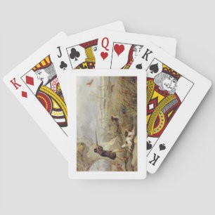 Duck Shooting (oil on canvas) Spielkarten