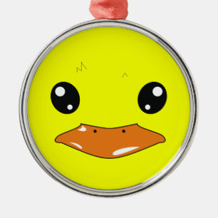 Duck Silbernes Ornament