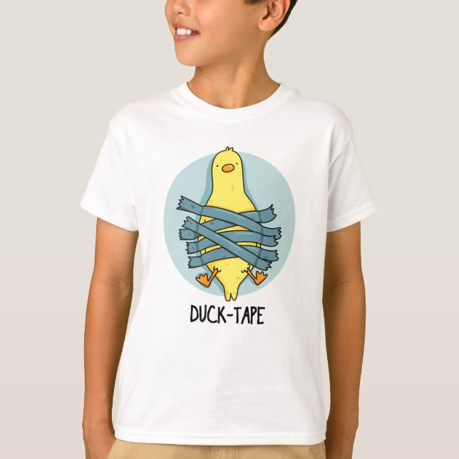 Duck Tape Funny Duct Tape Pun T-Shirt (Vorderseite)