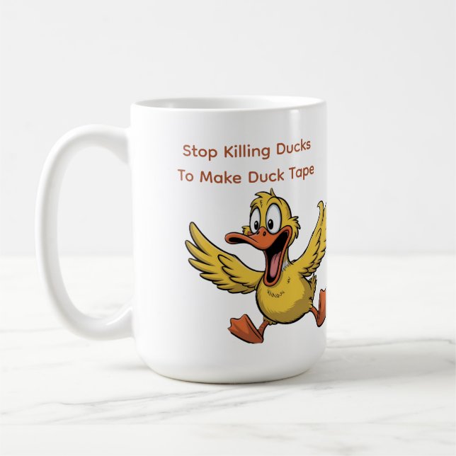 Duck Tape Sarkasmus Kaffeetasse (Links)