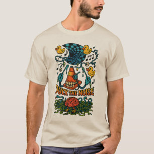 Duck the Noise – Surrealer Chaoscore-Enten-Gehirn- T-Shirt