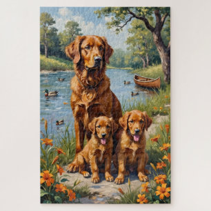 Duck Tolling Retriever Riverside Lily Kunst