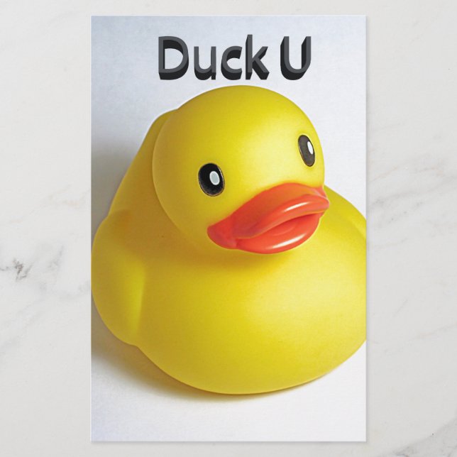 Duck U Briefpapier (Vorderseite)