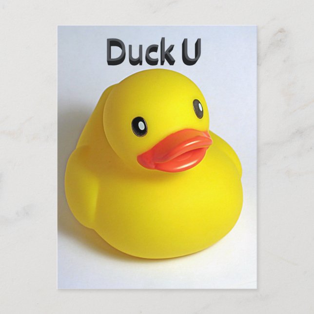 Duck U Postkarte (Vorderseite)