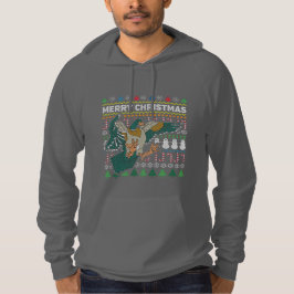 Duck Ugly Christmas Sweater Wildlife Series Hoodie