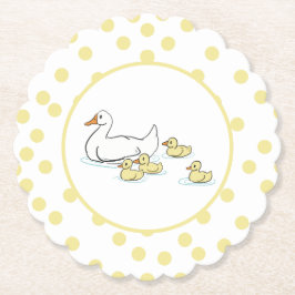 Duck- und Duckling-Babydusche Untersetzer