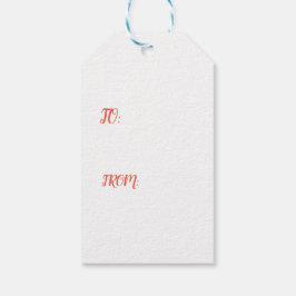 DUCK UND RED MOON - Geschenkmarke Geschenkanhänger