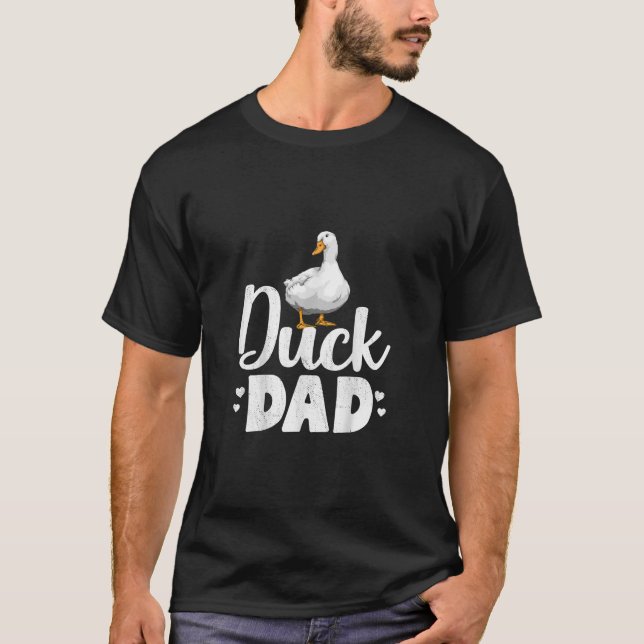 Duck Vater Funny Water Ducklings Bauer Geschenke T-Shirt (Vorderseite)