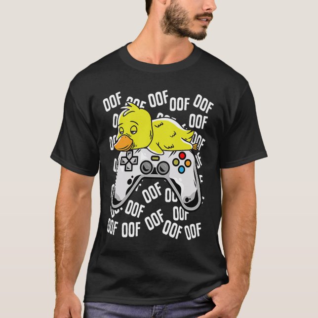 Duck Video Game Noob Oof Kids Boys Girls T-Shirt (Vorderseite)