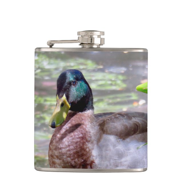 Duck Vinyl Wrapped Flask Flachmann (Vorderseite)