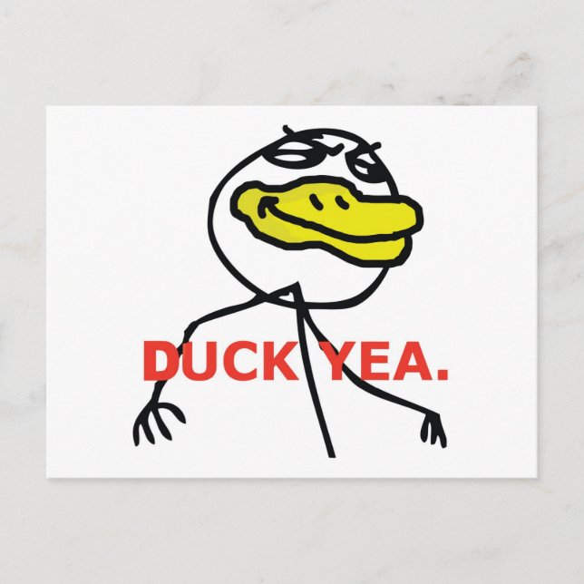 Duck Yea - Carte postale (Devant)