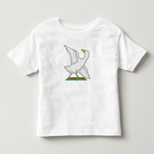 Duck Yoga Mediation Fitness Kleinkind T-shirt (Vorderseite)