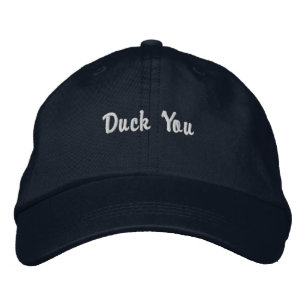 'Duck You' Lustige Kreuzfahrt Liebhaber Reisegesch Bestickte Baseballkappe