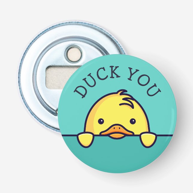 Duck You Puck Flaschenöffner (Vorderseite)