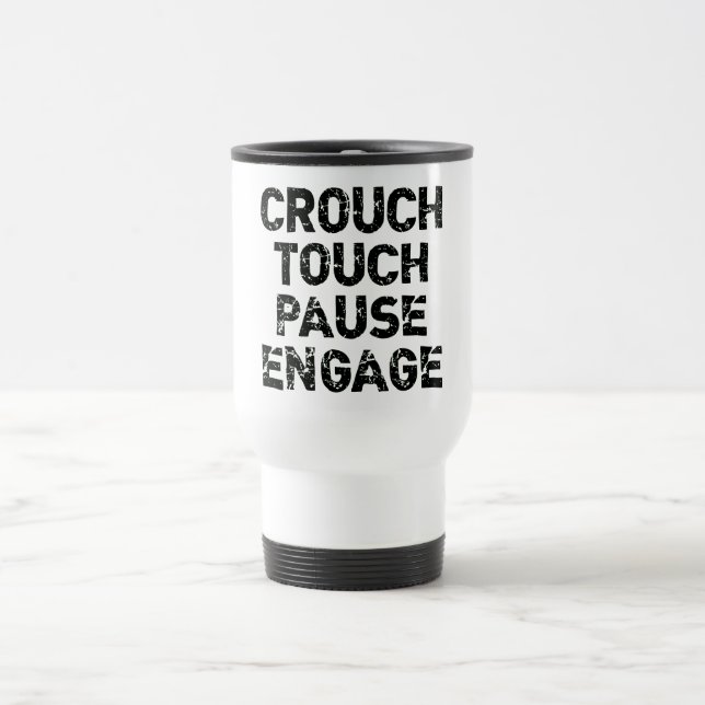 Ducken sich Touch-Pause sich engagieren Reisebecher (Mittel)