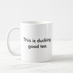 Duckender guter Teebecher Kaffeetasse