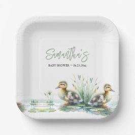 Duckling Baby Dusche verfügbar Pappteller