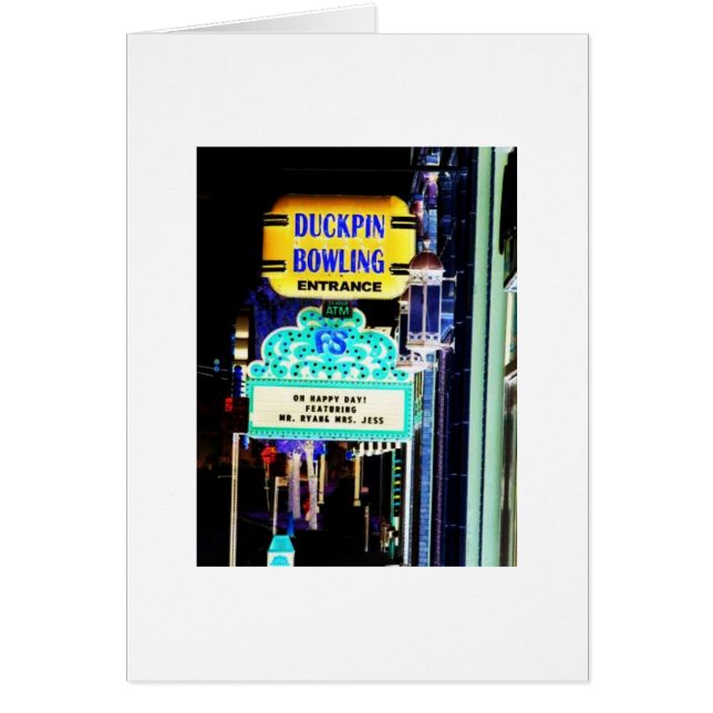 Duckpin Bowling, Brunnen Square, Indianapolis, IN (Vorne)