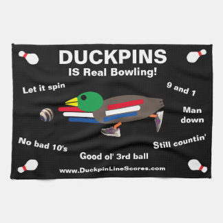 Duckpin IS Real Bowling - Serviette