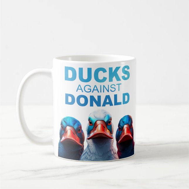 DUCKS CONTRE DONALD mug (Gauche)