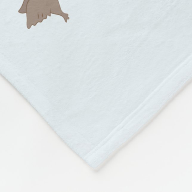 Ducks & Gator Cartoon Muster Fleecedecke (Ecke)