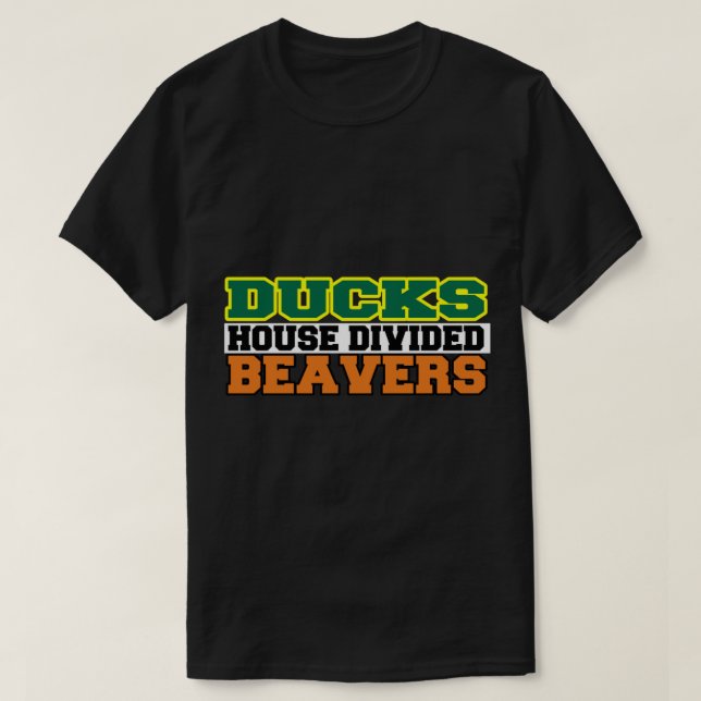 Ducks House Diviated Beavers T-Shirt (Design vorne)