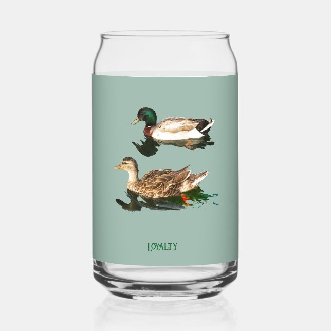 Ducks mallards dosenglas (Vorderseite)