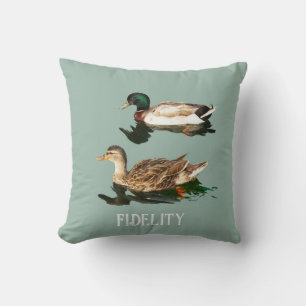 Ducks mallards essbare Zuckerguss Runden Kissen