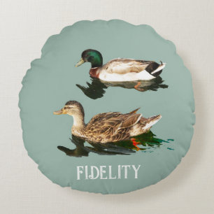 Ducks mallards essbare Zuckerguss Runden Rundes Kissen