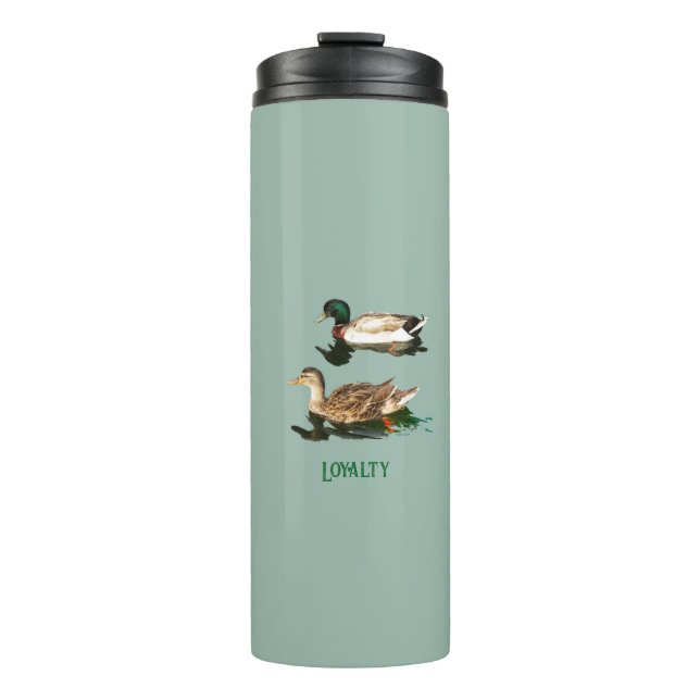Ducks mallards thermosbecher (Vorderseite)