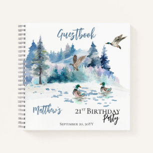 Ducks Woodland Forest 21e Anniversaire Livre d'or