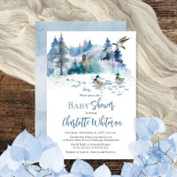 Ducks Woodland Forest Nature Boy Babydusche