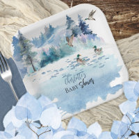 Ducks Woodland Forest Nature Boy Babydusche
