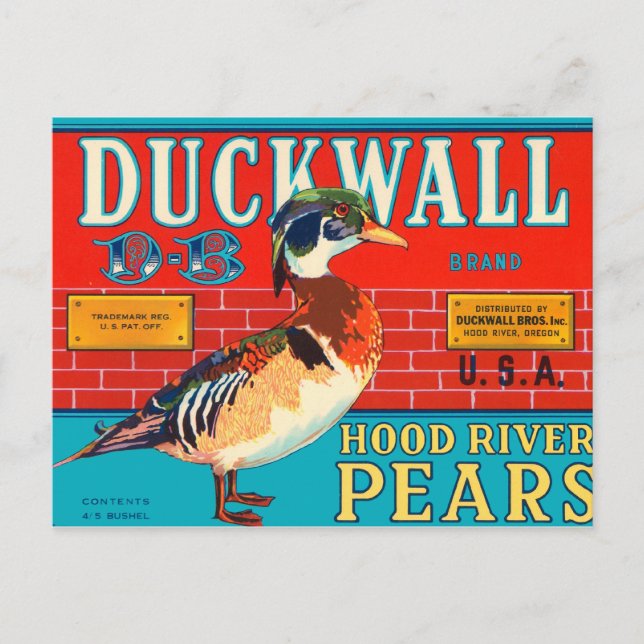 Duckwall-Marke Postkarte (Vorderseite)